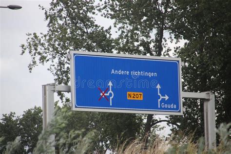 Dynamic Sign To Lead Traffic To The Correct Bridge At The Julianasluis