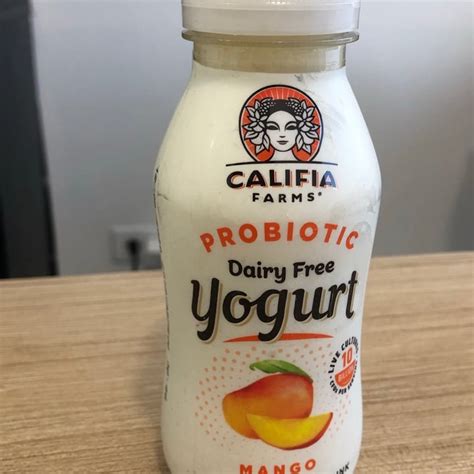 Califia Farms Probiotic Dairy Free Yogurt Drink Mango Review Abillion