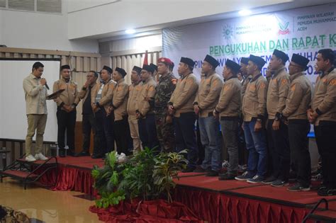 Pengurus Pw Pemuda Muhammadiyah Aceh Resmi Dikukuhkan Waspada