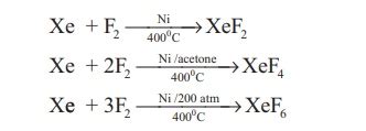 Group Inert Gases Elements Occurrence Preparation Properties