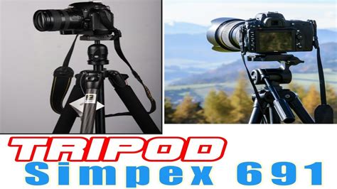 Simpex 691 Tripod Best Tripod For YouTube Video Recording Unboxing