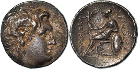 Tetradrachm Bc Coin Thrace Lysimachos Silver Ef Ma