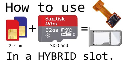 How To Use Dual Sim With Sd Card In Hybrid Sim Slot Youtube