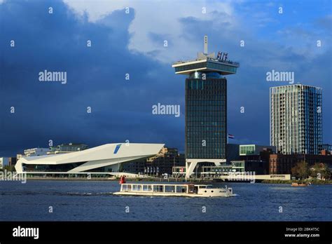 Eye Film Museum And Adam Tower North District Amsterdam North Holland