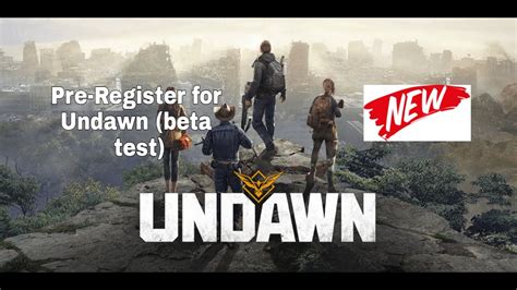 How To Pre Register Undawn Alpha Test New Garena Youtube