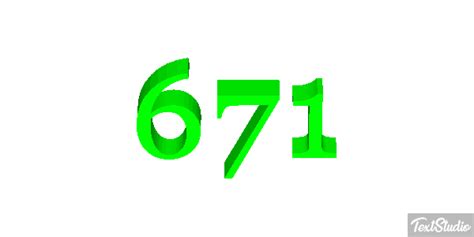 671 Number Animated GIF Logo Designs