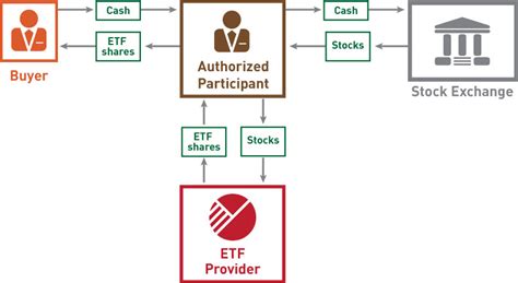 Etf Creation Process Diagram Etf Traders Etfs Designed Serio