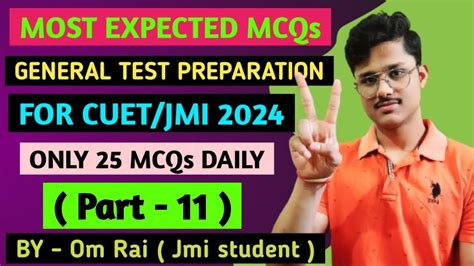 Part 11 General Test Static Gk Most Expected Mcq Cuet General