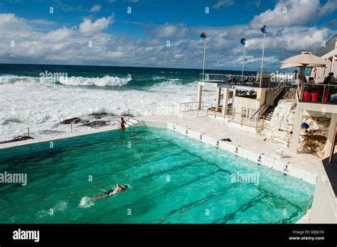 The Bondi Icebergs Winter Swimming Club. Founded in 1929 and very famous sea water swimming pool ...