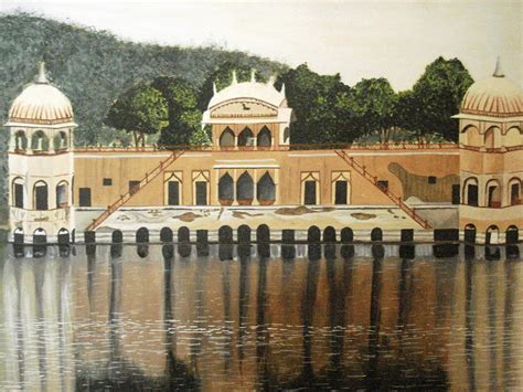 Jal Mahal Jaipur Painting By Nidhi Singh Rajawat Fine Art America