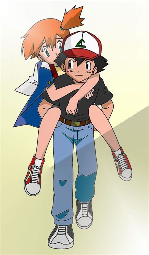 Ash And Misty Fan Art Pokeshipping Misty De Pokemon Pokemon