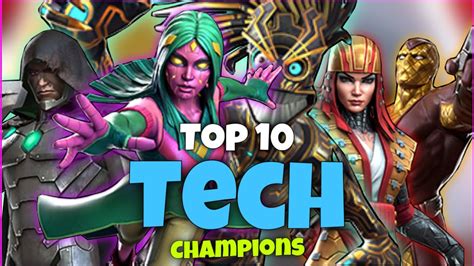 Top 10 Tech Champions Mcoc Top10 Youtube