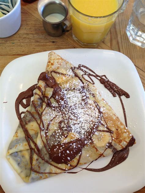 Banana Nutella Crepe Yum Nutella Nutella Crepes Banana