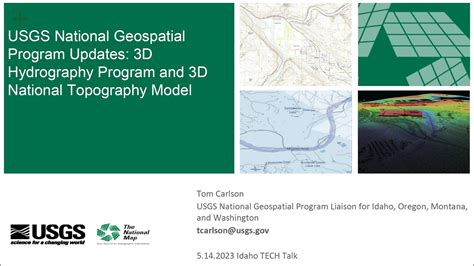 TECH Talk The USGS 3D Hydrography Program And 3D National Topography