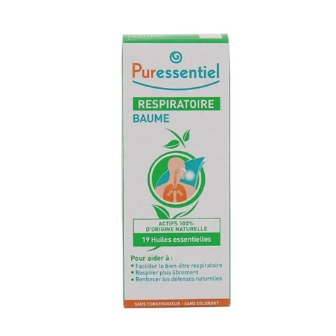 Puressentiel Baume Respiratoire Aux Huiles Essentielles Ml