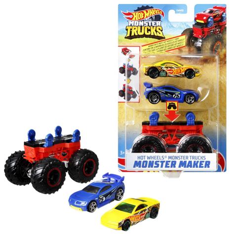 Машинка Mattel Hot Wheels Монстр Трак Мультяшный автомобиль GWW13 Monster Trucks Monster Maker