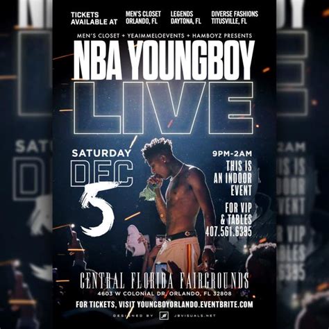 NBA YoungBoy Concert Scheduled for Saturday, December 5, 2020 in Orlando, Florida