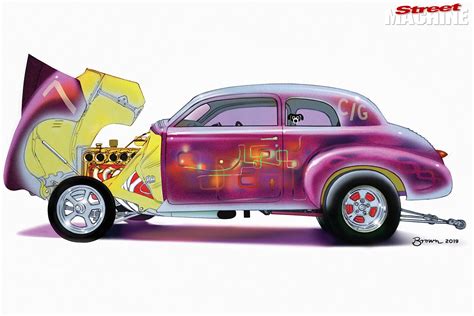 Artist Steve Browns Wild Gasser Renderings