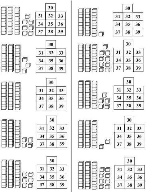 Two Rows Of Numbers That Are In The Same Row And One Is On Top Of Each