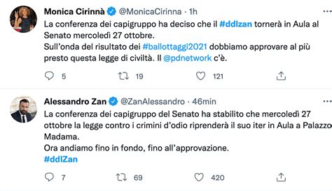 Il DDL Zan torna in Senato il ottobre è ufficiale Gay it