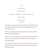 Educ Written Assignmnet Unit Mine Pdf Unit Written