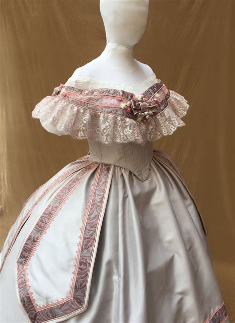 1860s Ballgown Victorian Dress Etsy