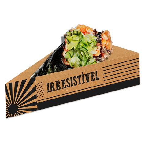 BERÇO TEMAKI PAPEL KRAFT 250 BelloPack Embalagens e Decorações