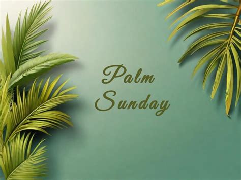 Premium Psd Palm Sunday