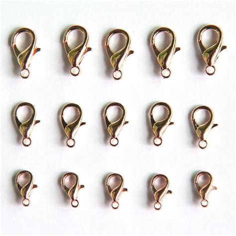 Pcs Lot K Gold Color High Quality Sizes Lobster Claw Clasp