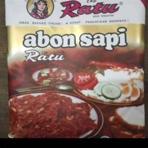 Jual Abon Sapi Cap Ratu Kemasan 100gr Shopee Indonesia