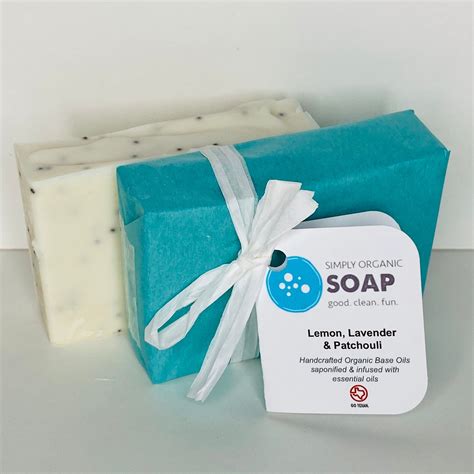 Lemon Lavender And Patchouli Organic Bar Soap Simply Organic Soap