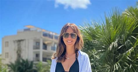 Corrie S Maria Actress Samia Longchambon Stuns In Black Bikini After