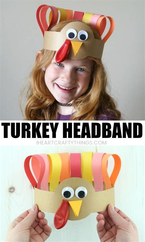 Turkey Headband Thanksgiving Craft | Fun thanksgiving crafts, Turkey ...