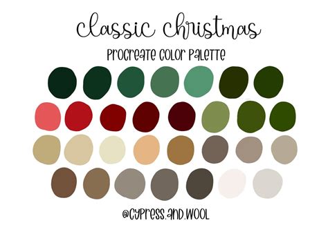 Winter Mega Palette Bundle Procreate Color Palette Ipad Procreate Tools