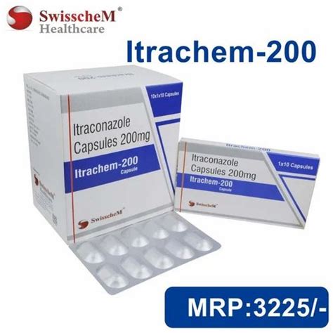 Itraconazole Capsules at Rs 3225/box | Itraconazole Capsule and Tablet ...