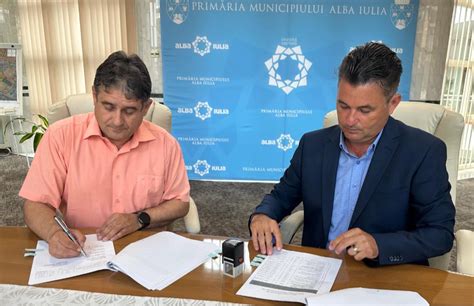 Primarul Pleșa anunță semnarea unui nou contract ProAlba