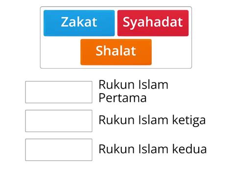 Rukun Islam Match Up