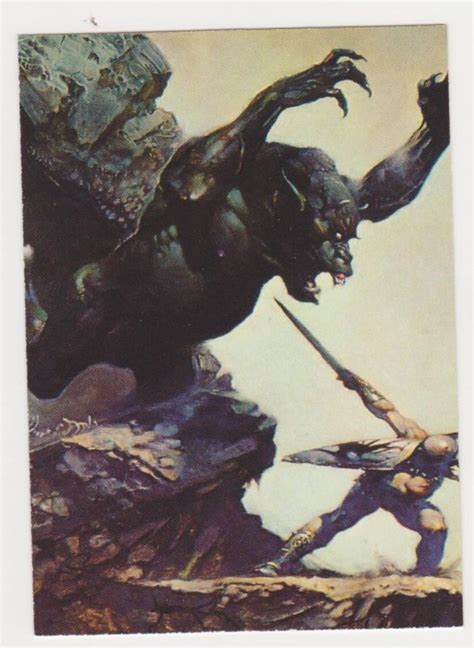 1991 Comic Images Frank Frazetta 83 Cave Demon Comic Collectibles