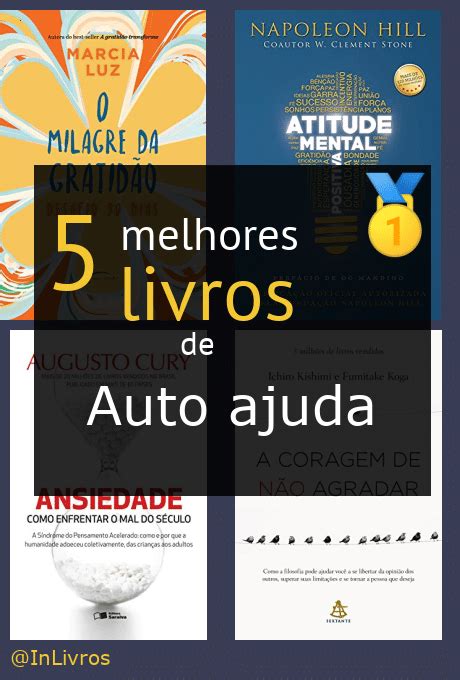 Livros Auto Ajuda Melhores - Top 5 melhores livros de auto ajuda - nossas indicações