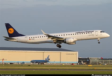 D AEBI Lufthansa Regional Embraer ERJ 195LR ERJ 190 200 LR Photo By