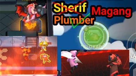 Plumber Magang Animasinya Terbakar Super Sus Gameplay Plumber