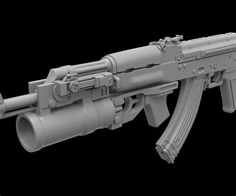 ArtStation - Ak 74 Rifle GP 25 | Resources