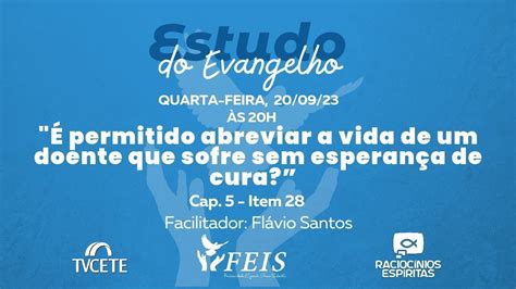 Estudo do Evangelho É permitido abreviar a vida de um doente sem cura