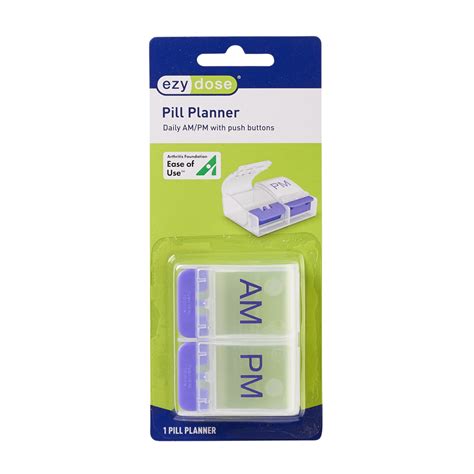 Push Button Pill Reminder 1 Day Am Pm Bayport Brands