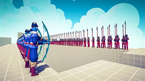 50x ICE ARCHER Vs 50x UNITS Totally Accurate Battle Simulator TABS