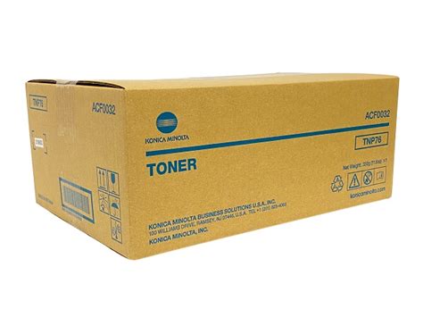 Konica Minolta ACF0032 TNP 76 Black Toner Cartridge GM Supplies