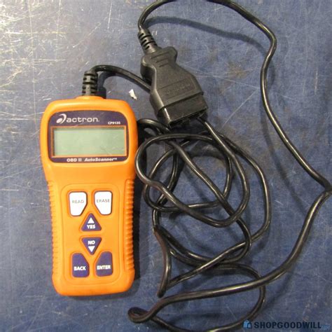 Actron Obd Ii Auto Scanner Model Cp Shopgoodwill