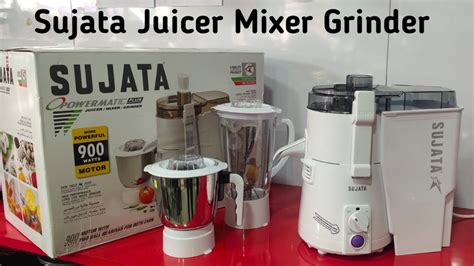 Sujata Powermatic Plus 900watt Juice Mixer Grinder Unboxing Sujata