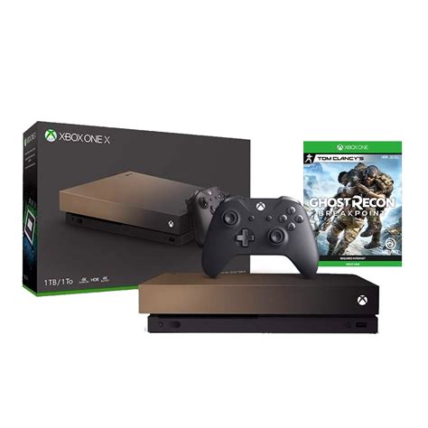 Microsoft Xbox One X 1TB Gold Rush Special Edition 4K HDR Ultra HD Blu ...