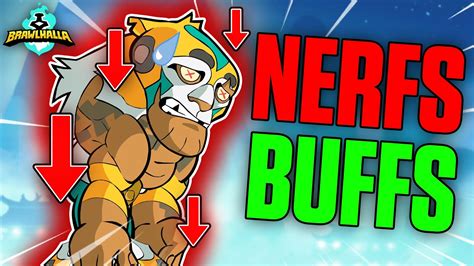 Brawlhalla New Buffs Nerfs In Minute Youtube